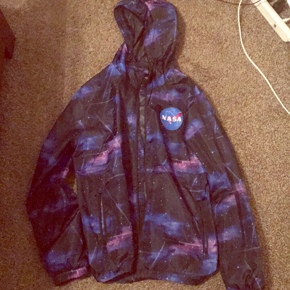 A GALAXY NASA windbreaker jacket